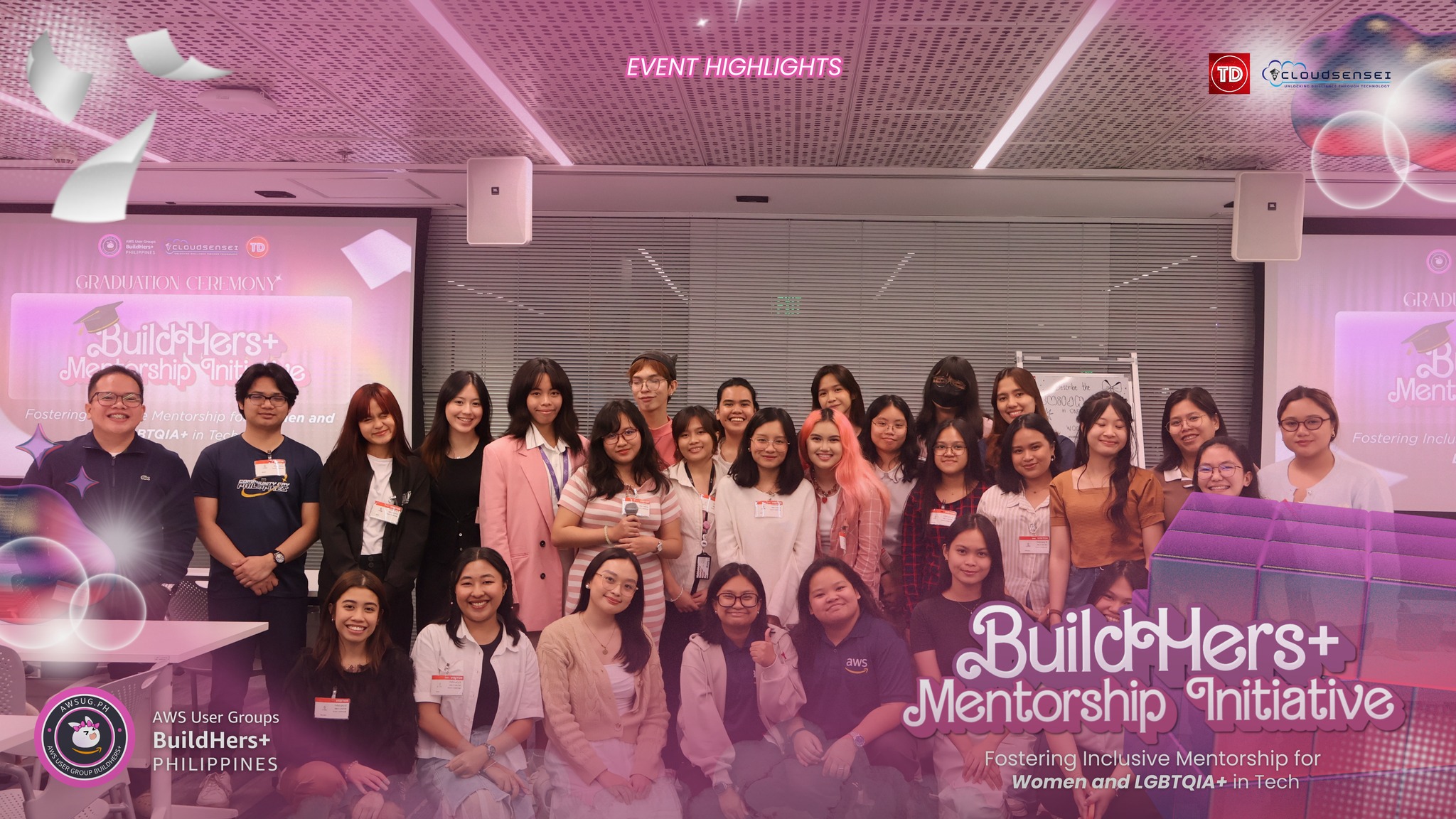 AWS BuildHers+ Mentorship Initiative Graduation